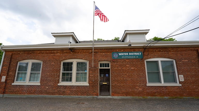 The water district building in Riverhead on Aug. 21, 2021.