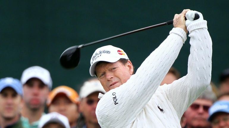 PEBBLE BEACH, CA - JUNE 18: Tom Watson hits a...