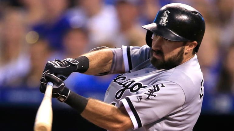 Chicago White Sox's Adam Eaton during a baseball game against...