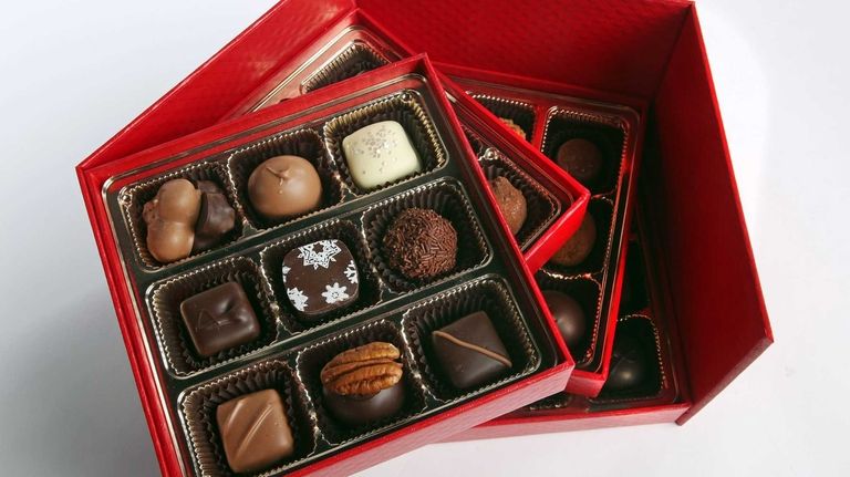 Locally made chocolates from Bon Bons Chocolatier.