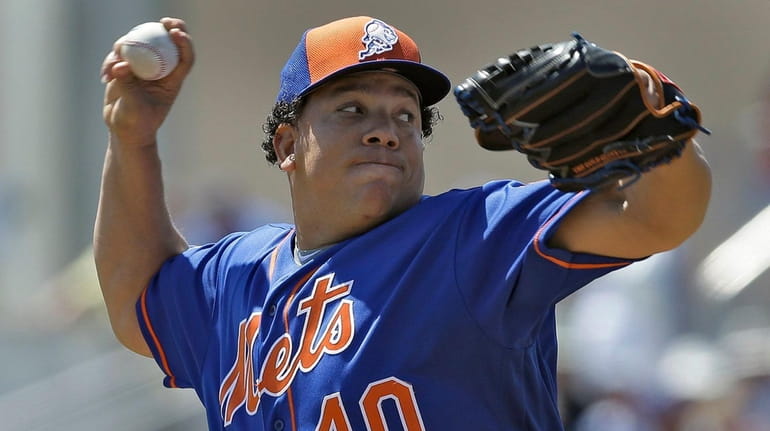 Bartolo Colon retires as a New York Met, throws out first pitch - Newsday