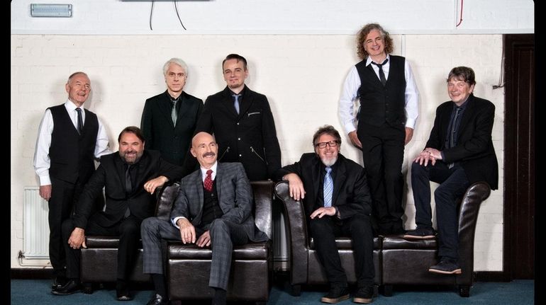 The 2017 version of the band King Crimson.