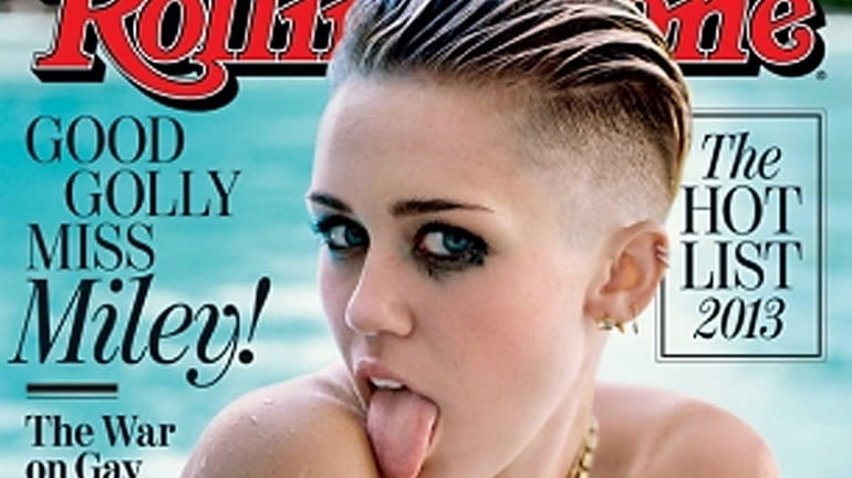 770px x 432px - Miley Cyrus naked on Rolling Stone cover - Newsday