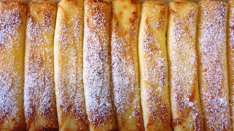 Cheese blintzes are among the Polish specialties made at Polish...