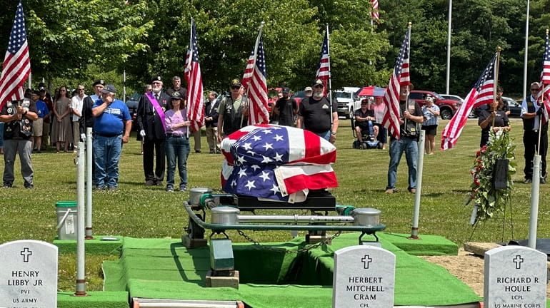 Former U.S. Marine Gerry Brooks is laid to rest Thursday,...