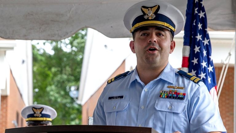 Marine Safety Unit Coram's commanding officer, Lt. Pablo Ortiz, details the...