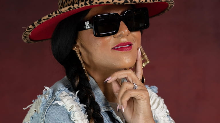 English singer-songwriter Marsha Ambrosius poses for a portrait in New...