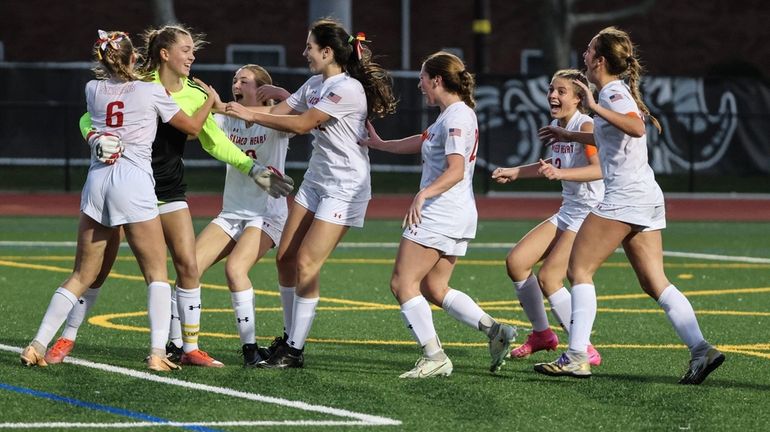 Sacred Heart wins the CHSAA girls soccer championship at Farmingdale...