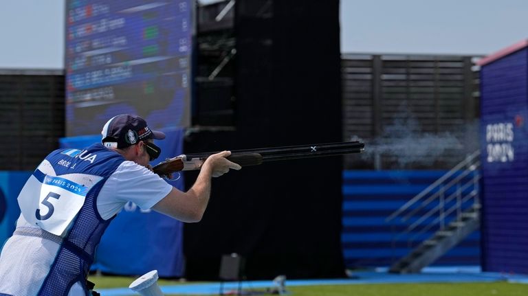 Guatemala's Jean Pierre Brol Cardenas competes in the Trap men's...