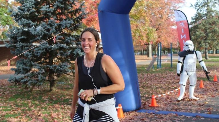 A participant in the annual CP Nassau 5K Walk, Run,...