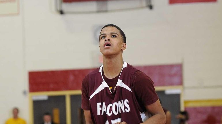 Deer Park's Karon Blackwell sinks two free throws with seven...