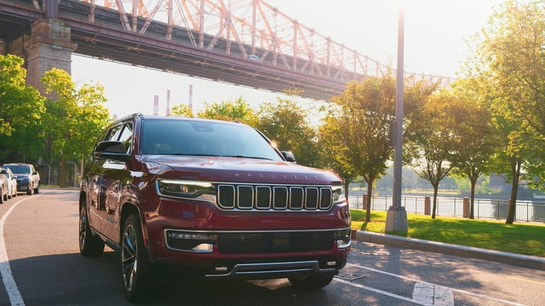 This photo provided by Jeep shows the 2024 Wagoneer. The...