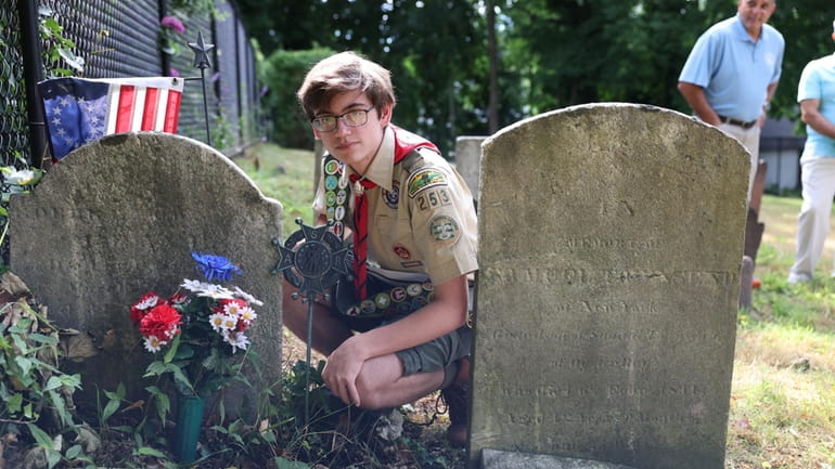 As part of his Eagle Scout project, Nick Ramirez, 18,...