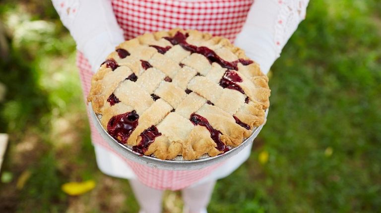 A lattice pie at Youngs Farm in Glen Head.