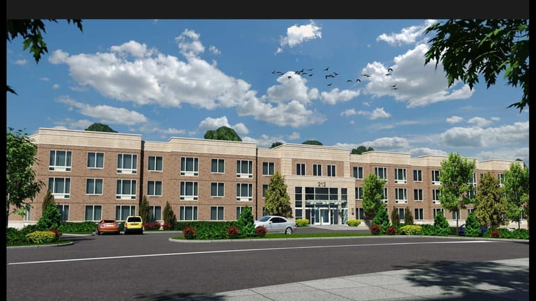Developers have released this rendering of a senior housing plan...