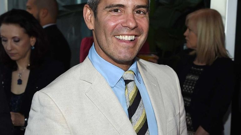 Bravo TV's "Watch What Happens Live" host Andy Cohen serves...