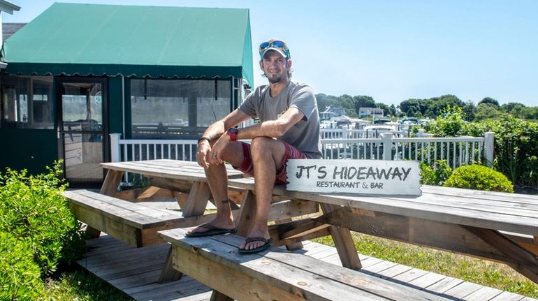 Justin Tempelman, photographed in 2018 in Patchogue, is busy renovating the...