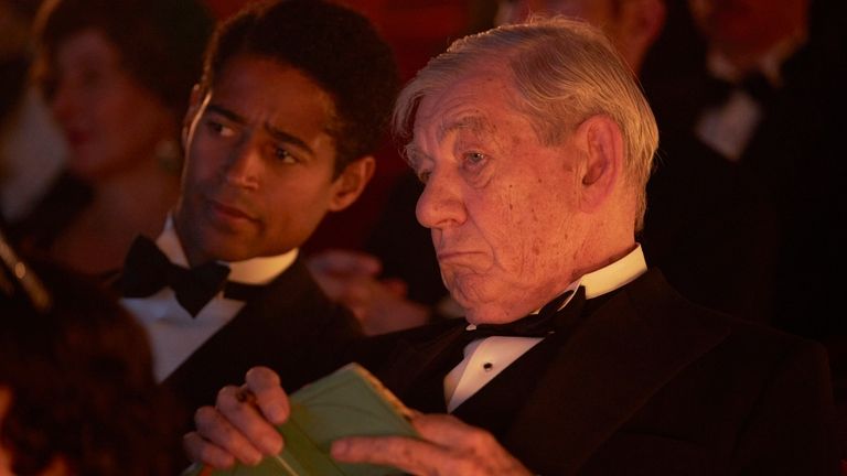 This image released by Greenwich Entertainment shows Ian McKellen in...