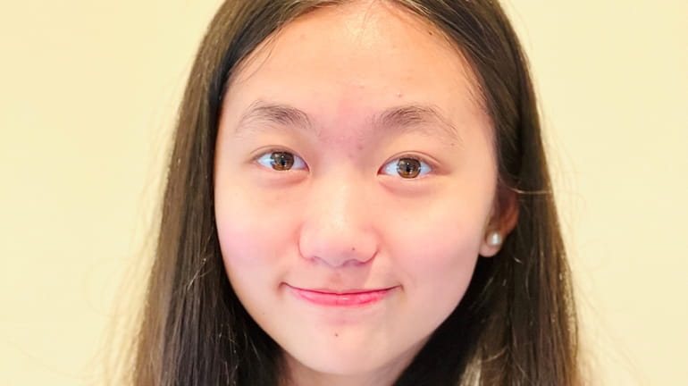 Grace Chenxin Liu, an eighth-grader from South Woods Middle School...