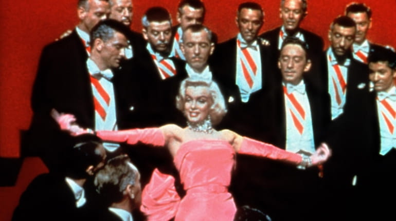Marilyn Monroe performs "Diamonds Are a Girl's Best Friend" in...