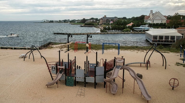 A playground at the Bay Shore Marina Park has been...