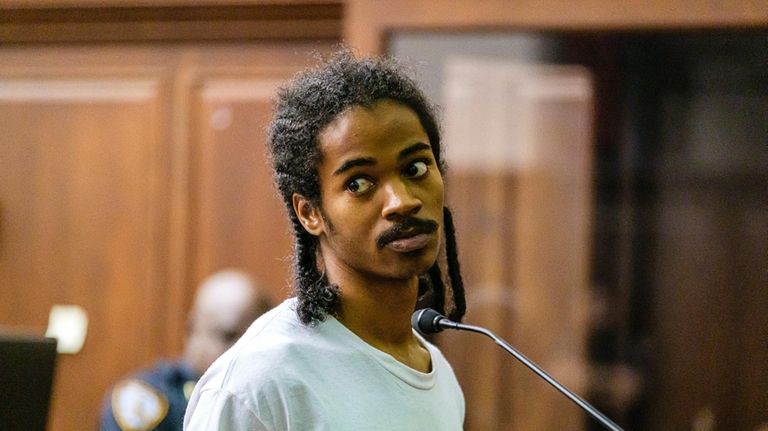 Joshua Dorsett, accused of shooting two NYPD sergeants, is arraigned...