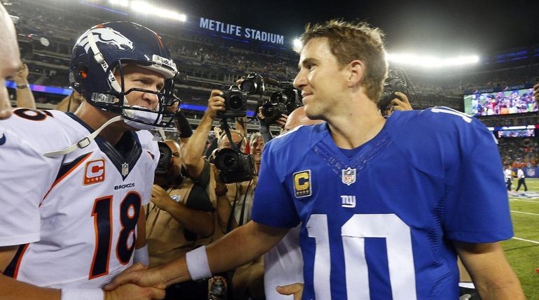 Peyton Manning gives brother Eli a rooting interest in Super Bowl