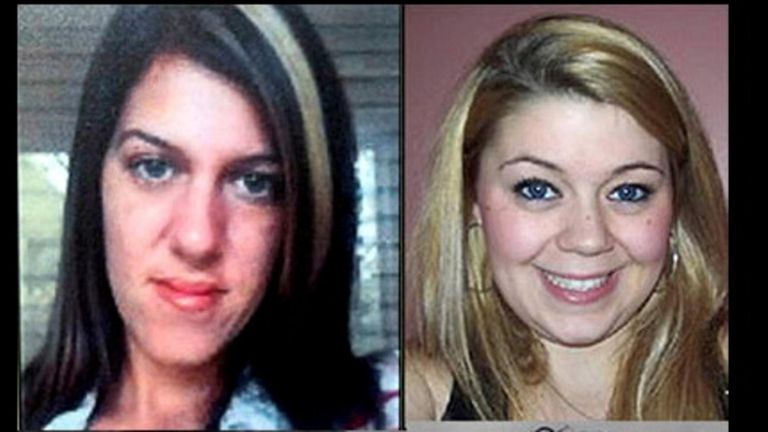 Amber Lynn Costello, left, and Megan Waterman