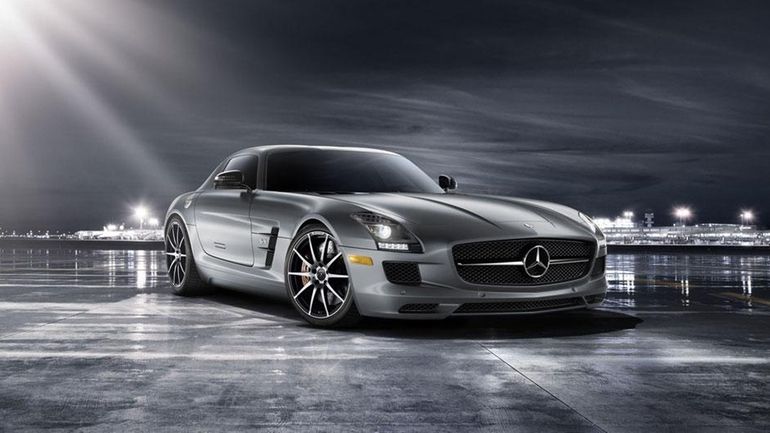 A 2014 Mercedes-Benz SLS AMG Black Series jumps from zero...