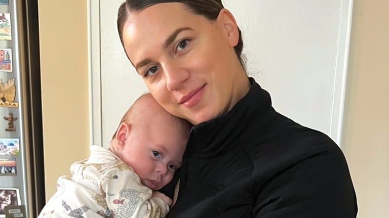 Andrea Kolbe and her son.
