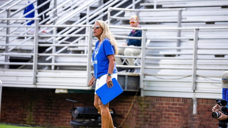 This photo provided by UAA Communications shows Florida coach Amanda...