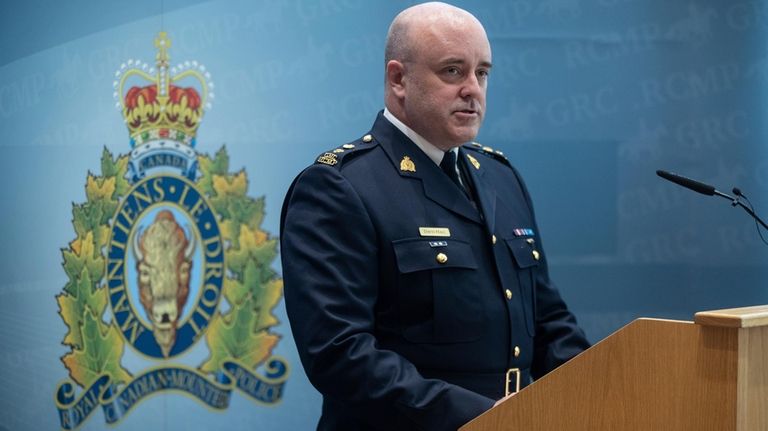 RCMP Superintendent serious crimes branch David Hall speaks about Alberta...