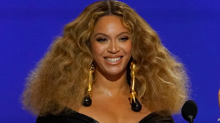 Beyonce appears at the 63rd annual Grammy Awards in Los...