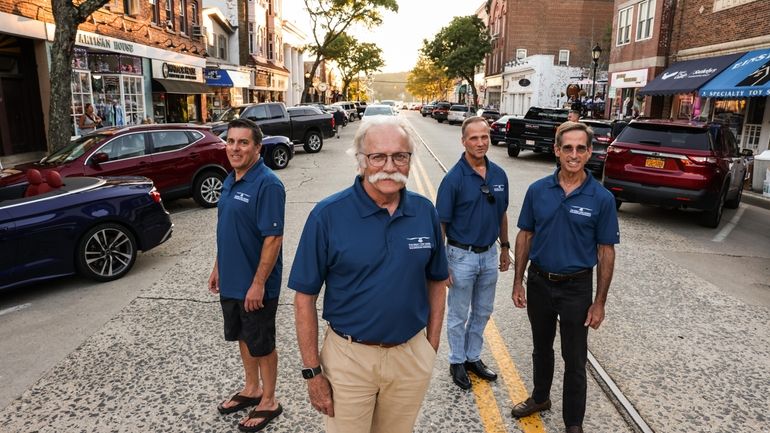 Race directors (l-r) Will Fodor, Rich Boziwick, Jim Murray, and...