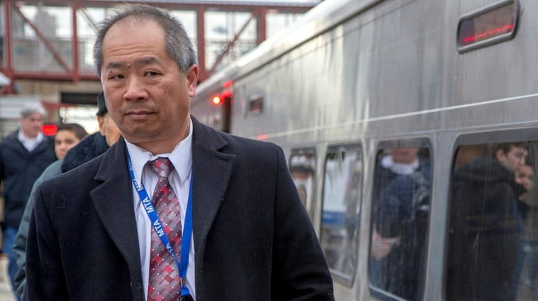 LIRR president Phillip Eng vowed to improve LIRR on-time performance,...