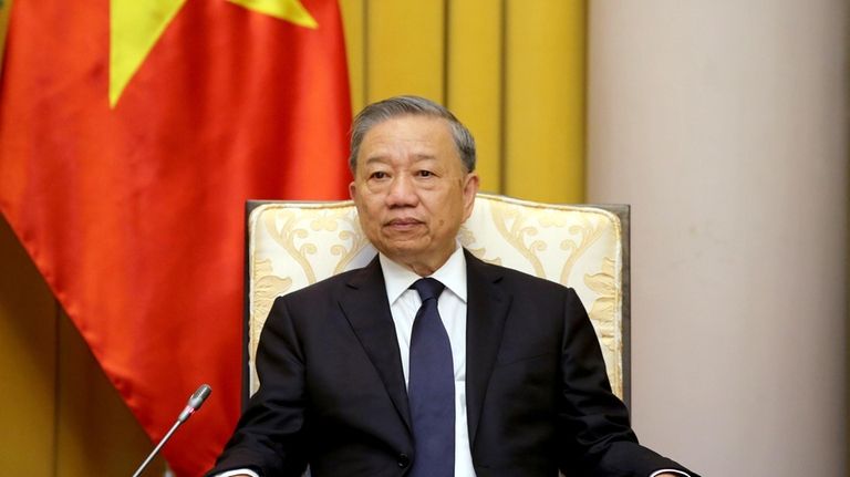 Vietnamese President To Lam meets with US Secretary of State...