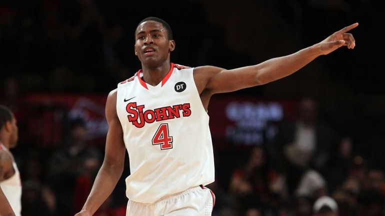 Moe Harkless of the St. John's Red Storm at Madison...