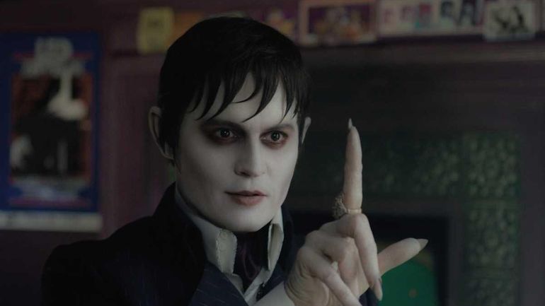 Johnny Depp as Barnabas Collins in Warner Bros. Pictures' and...