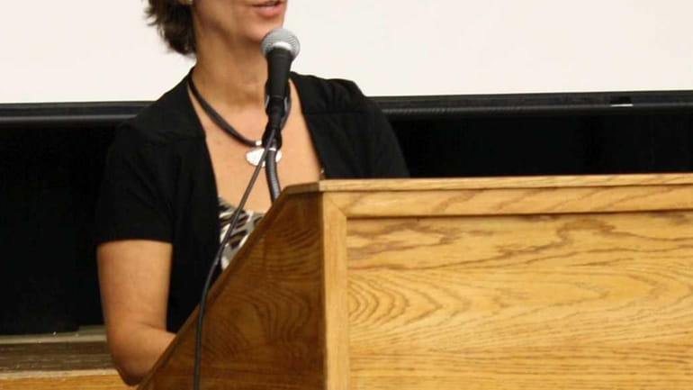 Photo taken in September 2011 of Jane Unhjem, Goshen school...