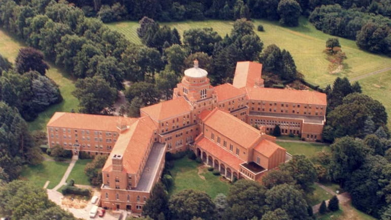 An aerial view of the Seminary of the Immaculate Conception...