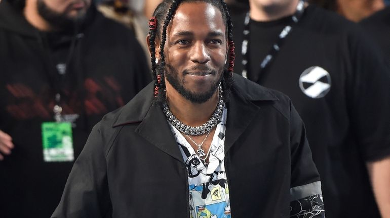 Kendrick Lamar arrives at the MTV Video Music Awards, on...