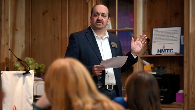 Christopher Probst, director of education at the Nassau County Holocaust...