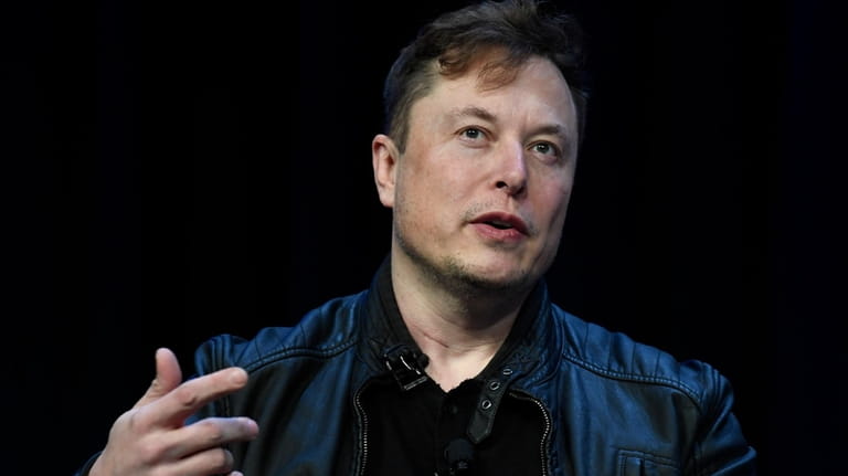 Tesla and SpaceX CEO Elon Musk speaks at the SATELLITE...