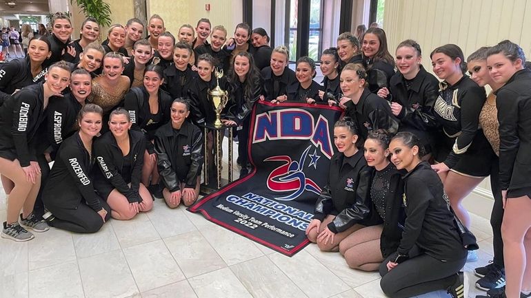 Commack High School Varsity Cougarettes at the National Dance Alliance...