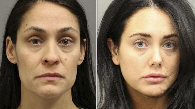 Nurse Marissa Urraro, left, and receptionist Brooke Hogan are also accused...