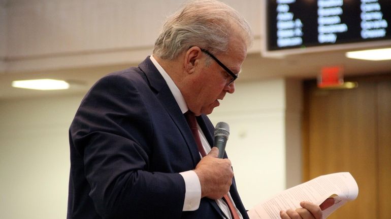 State ep. John Torbett, a Gaston County Republican, outlines the...