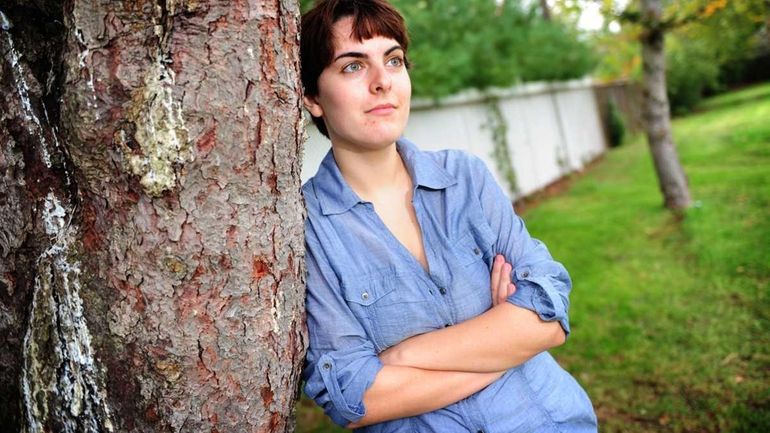 Portrait of Danielle Pagano of Seaford, photographed in a park...