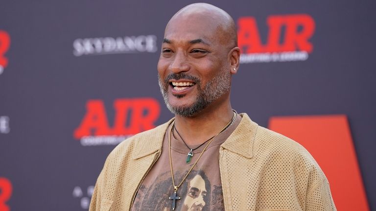 Ed O'Bannon arrives at the world premiere of "Air" on...