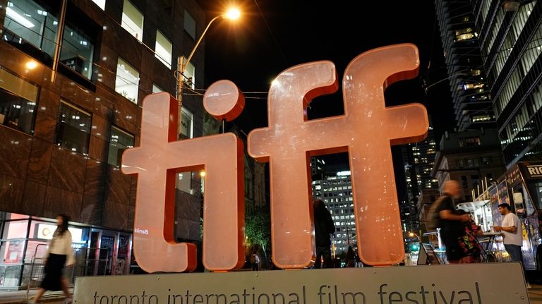 A welcome sign for the 2024 Toronto International Film Festival...