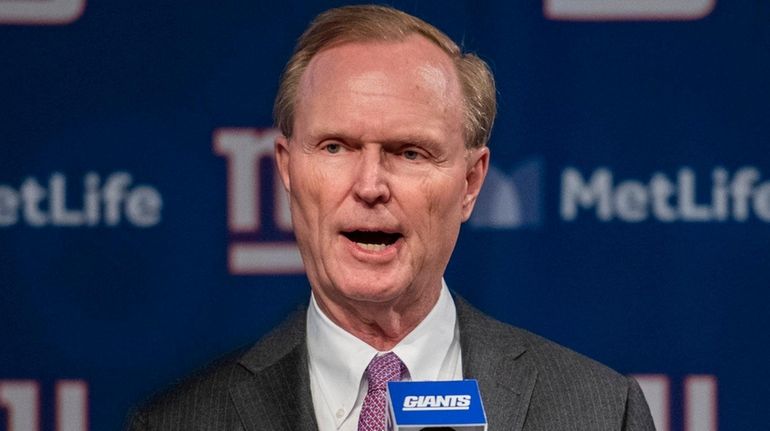 Giants co-owner John Mara introduces their new coach Joe Judge...